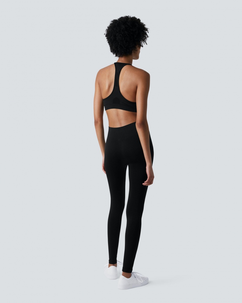 Perfect Moment Intarsia Leggings Noir | 196320ZFJ