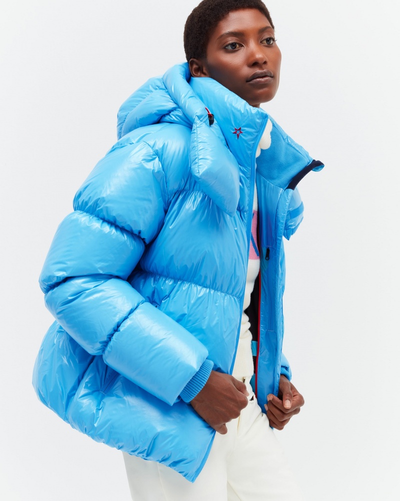 Perfect Moment January Down Jacket Bleu | 284370GQO