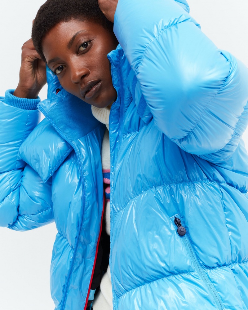 Perfect Moment January Down Jacket Bleu | 284370GQO