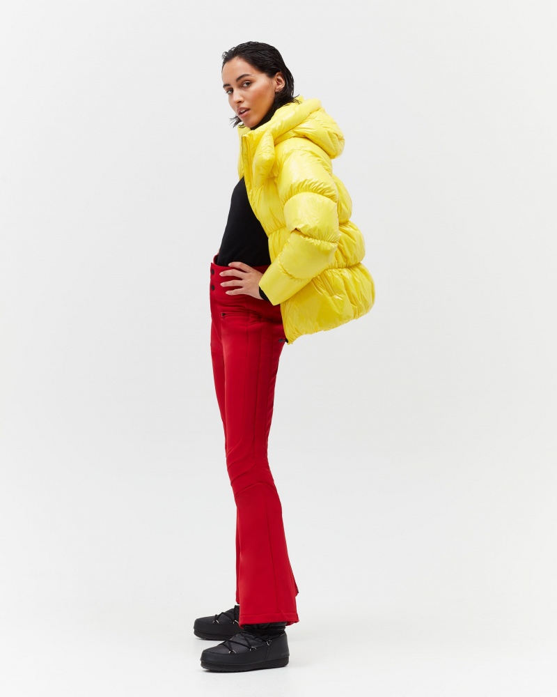 Perfect Moment January Down Jacket Jaune | 825943NCS
