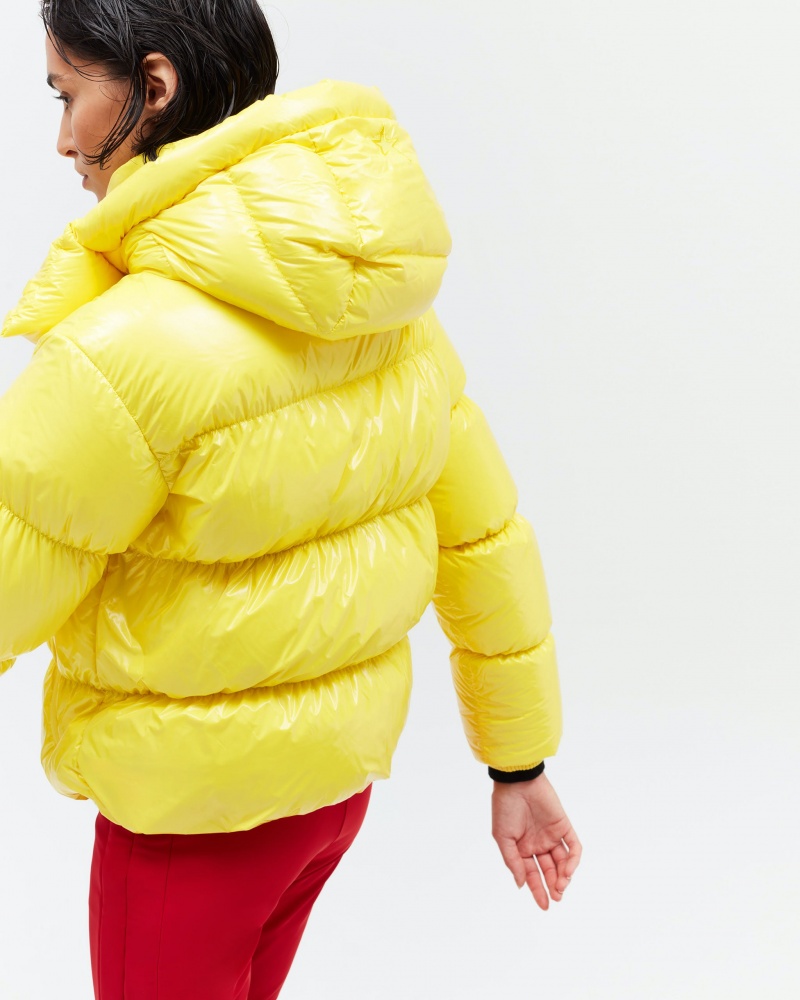 Perfect Moment January Down Jacket Jaune | 825943NCS