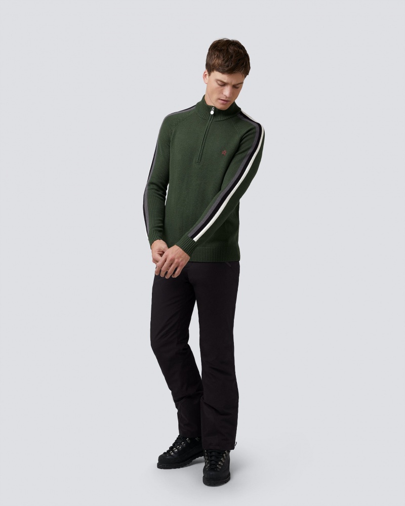 Perfect Moment LA Tour IV Merino Laine Half-Zip Vert Foncé | 436289GPX