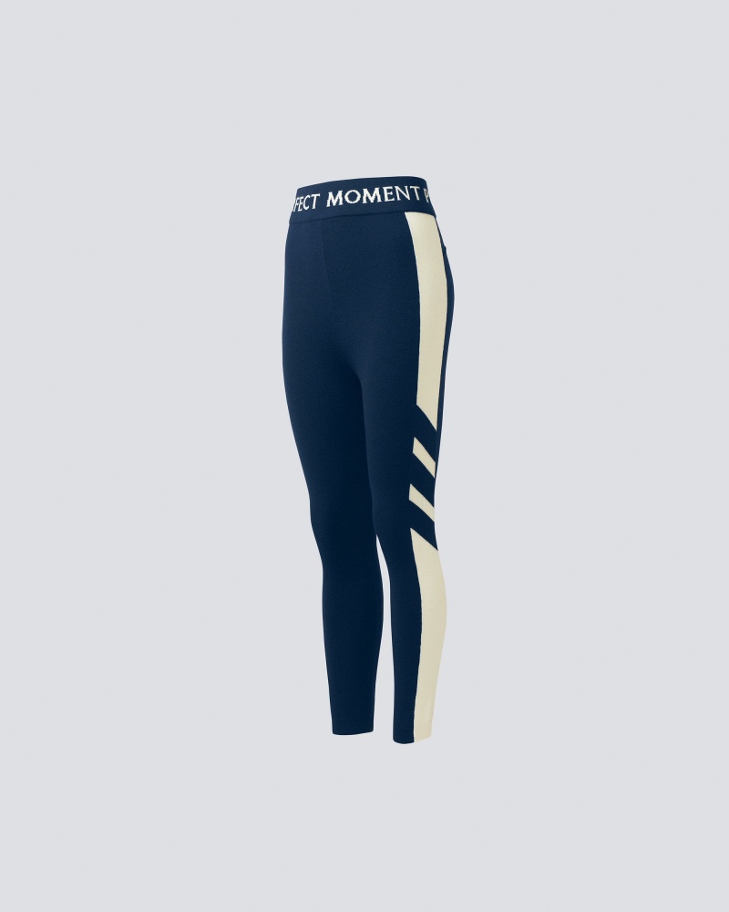 Perfect Moment Mania Merino Laine Legging Bleu Marine | 938726GAL