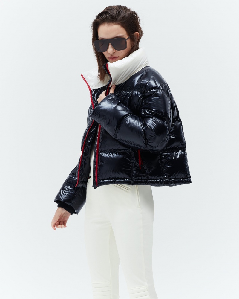 Perfect Moment Metallic Nevada Down Jacket Noir | 017359FAX