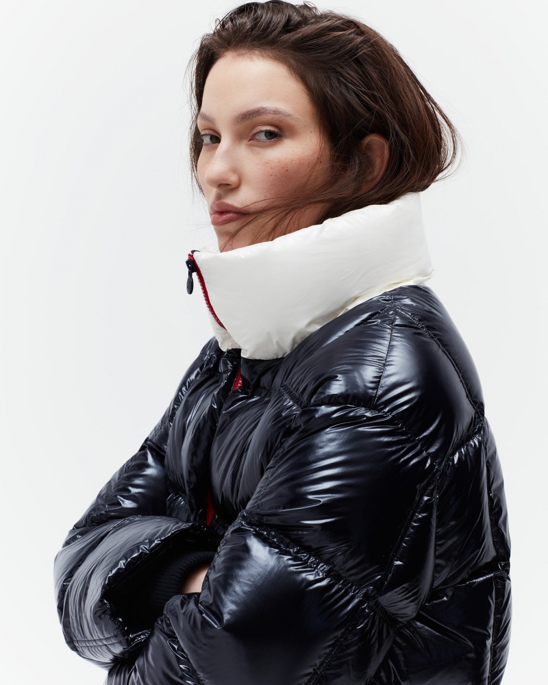 Perfect Moment Metallic Nevada Down Jacket Noir | 017359FAX