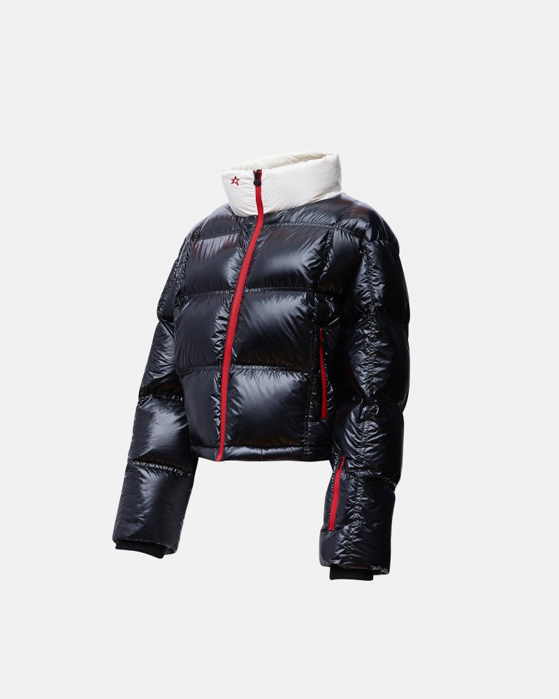 Perfect Moment Metallic Nevada Down Jacket Noir | 017359FAX