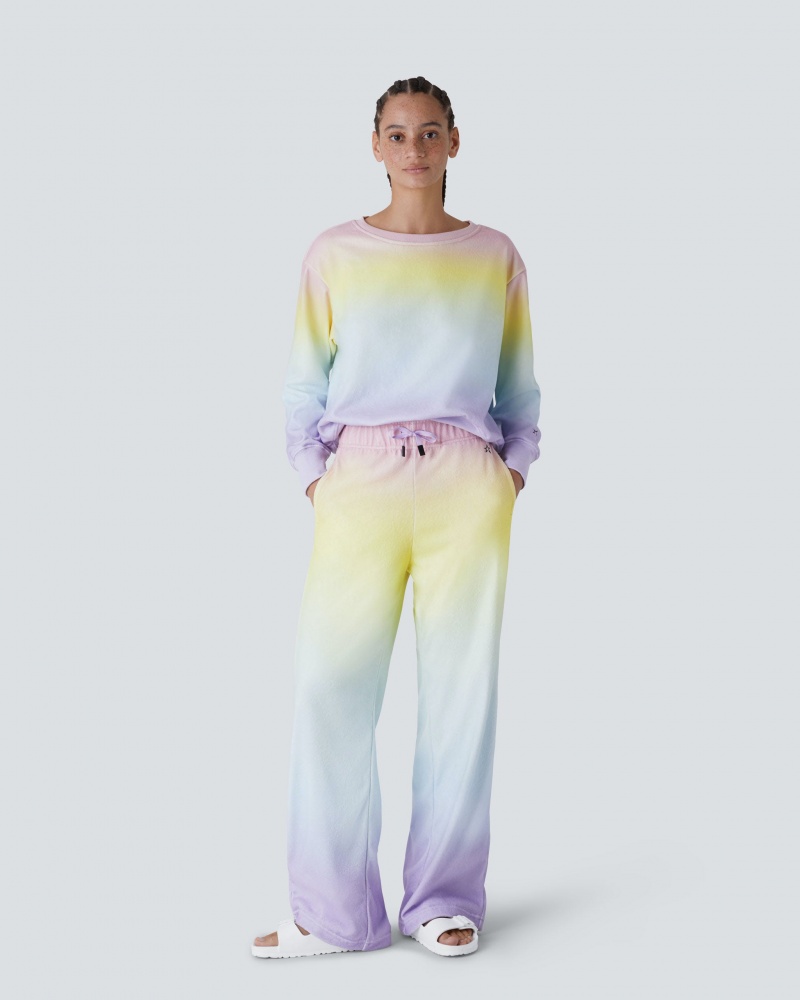 Perfect Moment Misty Towelling Pant Pastel Rainbow | 084315YZL
