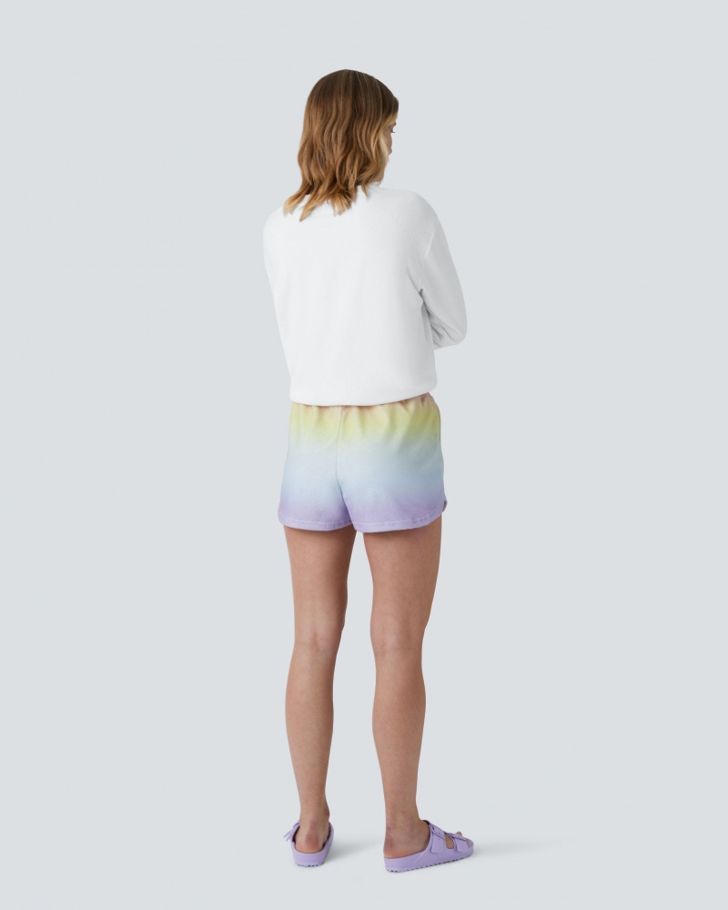 Perfect Moment Misty Towelling Shorts Pastel Rainbow | 382617TCG