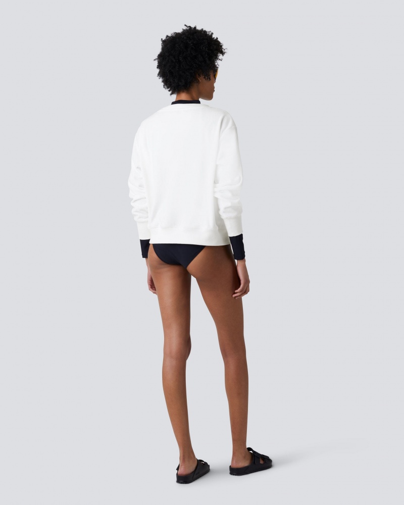 Perfect Moment Misty Towelling Top Blanche | 564812HLZ