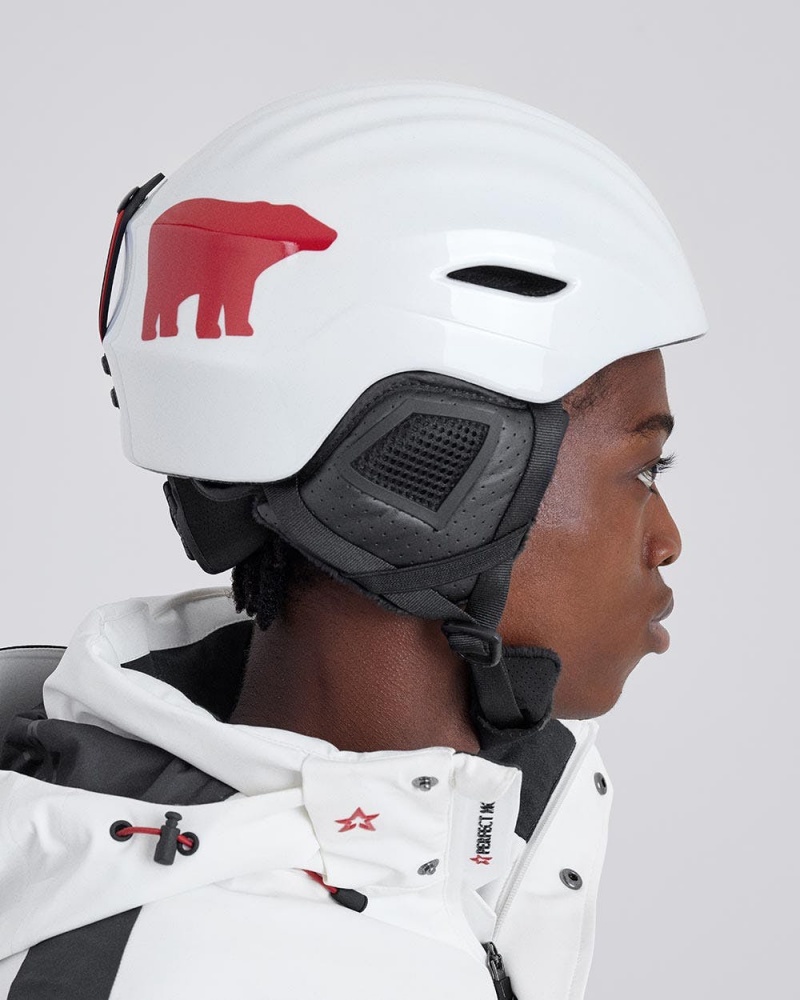 Perfect Moment Mountain Mission Bear Helmet Blanche | 087961MQV