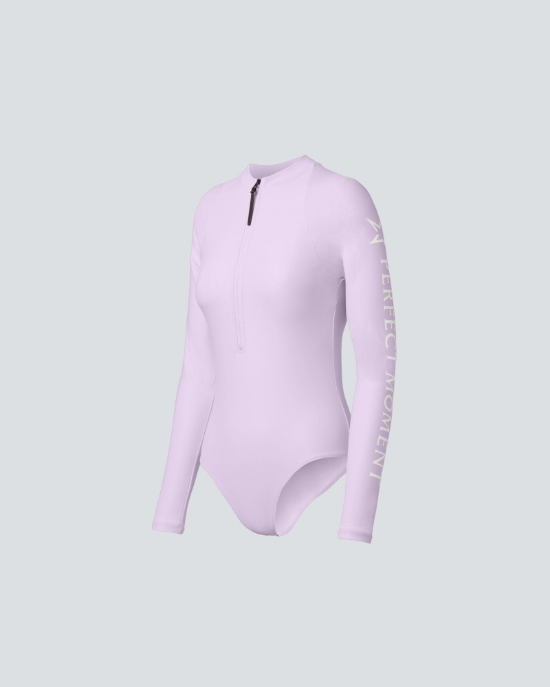 Perfect Moment PM Half-Zip Spring Suit Pastel Lilac | 475132GPE