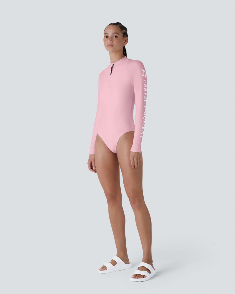 Perfect Moment PM Half-Zip Spring Suit Rose | 784012QBN