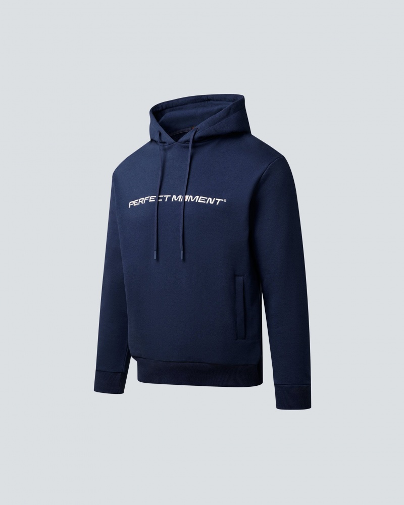 Perfect Moment PM Hoodie Bleu Marine | 207483FMC