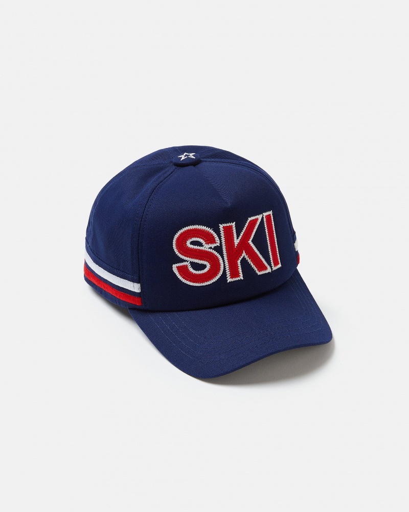Perfect Moment PM Ski Cap Bleu Marine Blanche Rouge | 562340FPR 