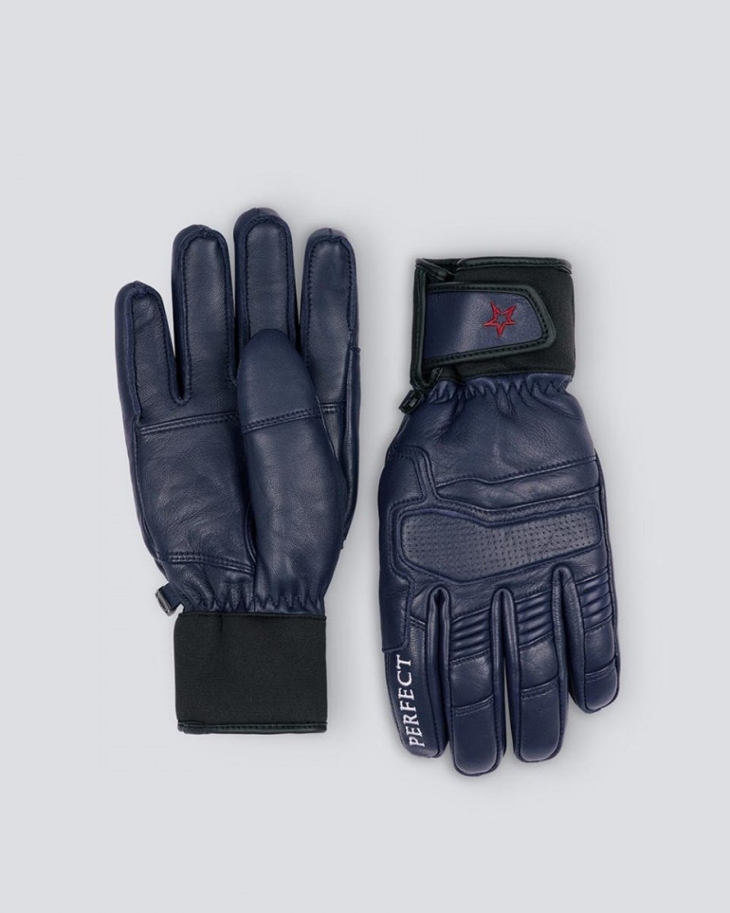 Perfect Moment PM Ski Gloves Bleu Marine | 094327LZM
