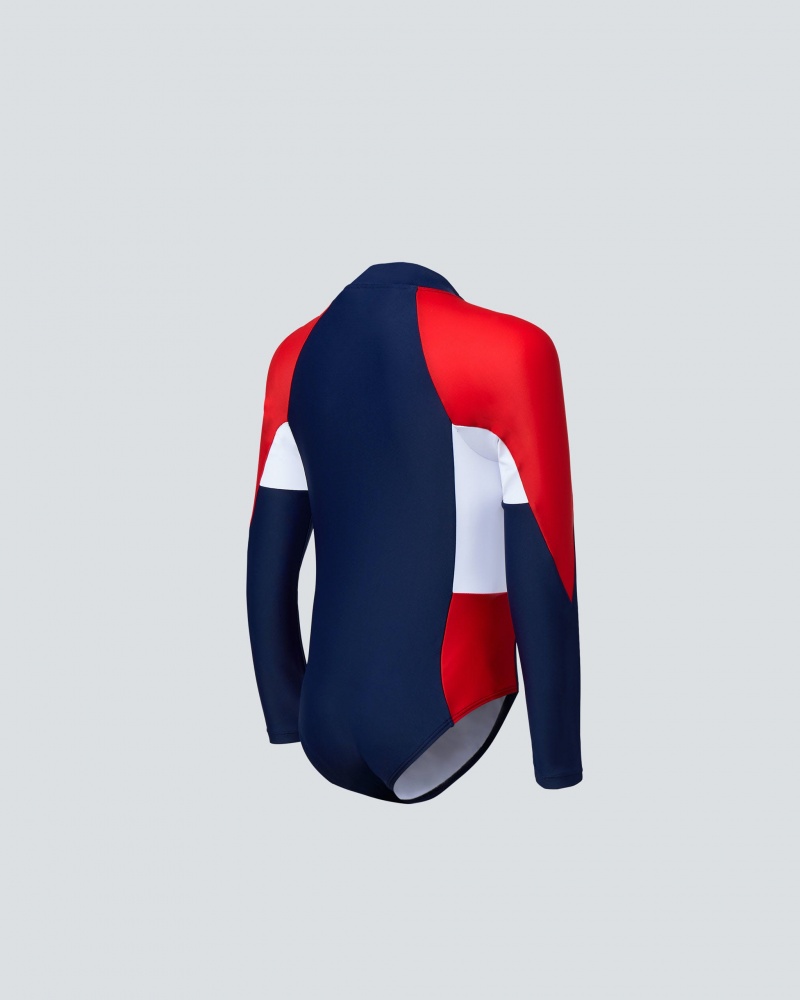 Perfect Moment PM Spring Suit Bleu Marine Rouge Blanche | 024176MAI