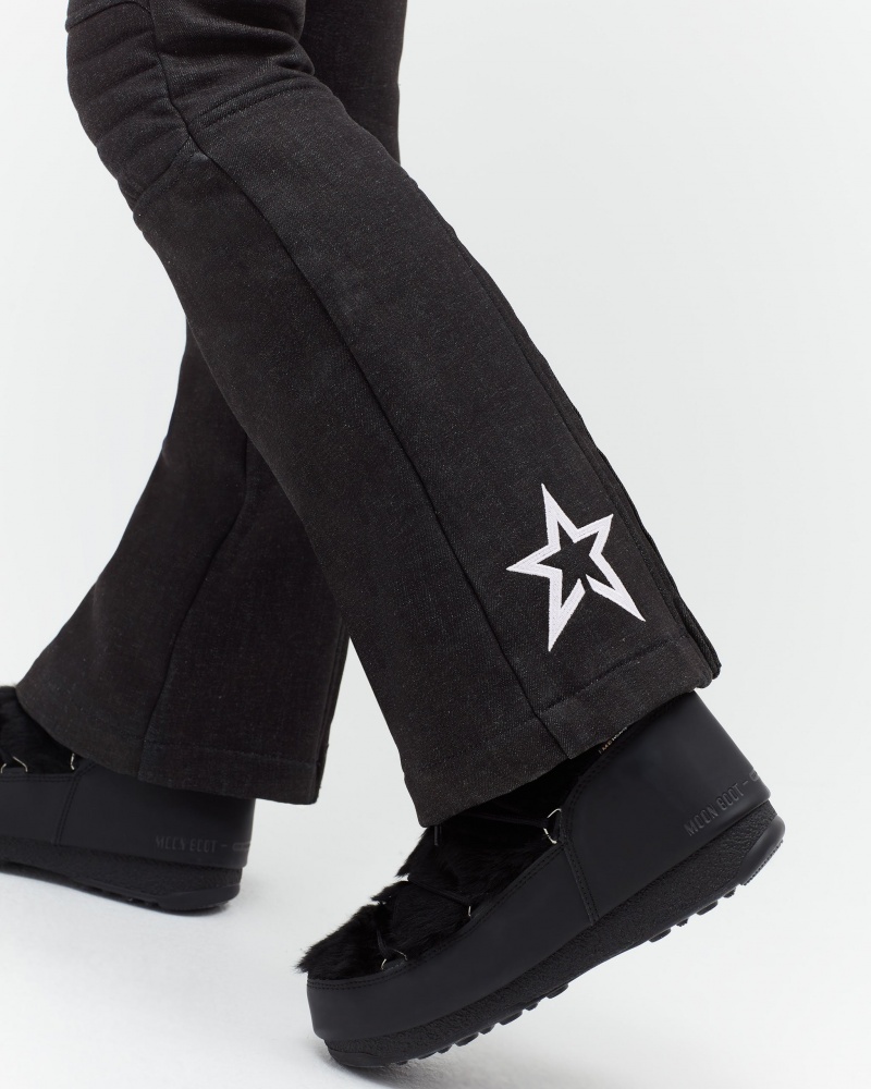 Perfect Moment PM x DL1961 Denim Aurora Flare Pant Noir | 841273YDN