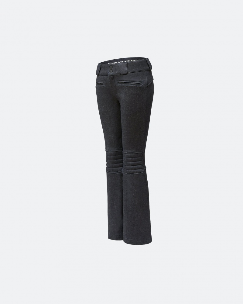 Perfect Moment PM x DL1961 Denim Aurora Flare Pant Noir | 841273YDN
