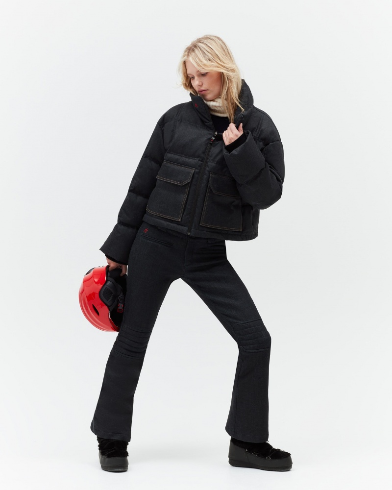 Perfect Moment PM x DL1961 Denim Nevada Jacket Noir | 297085RUW