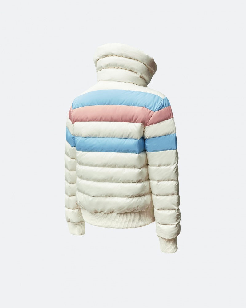 Perfect Moment Pastel Queenie Down Jacket Blanche | 423590ZAN