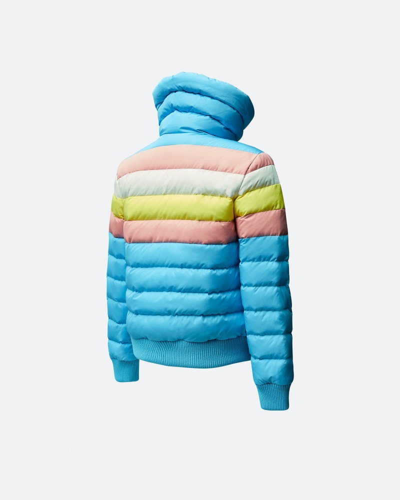 Perfect Moment Pastel Queenie Down Jacket Bleu | 092187LSQ
