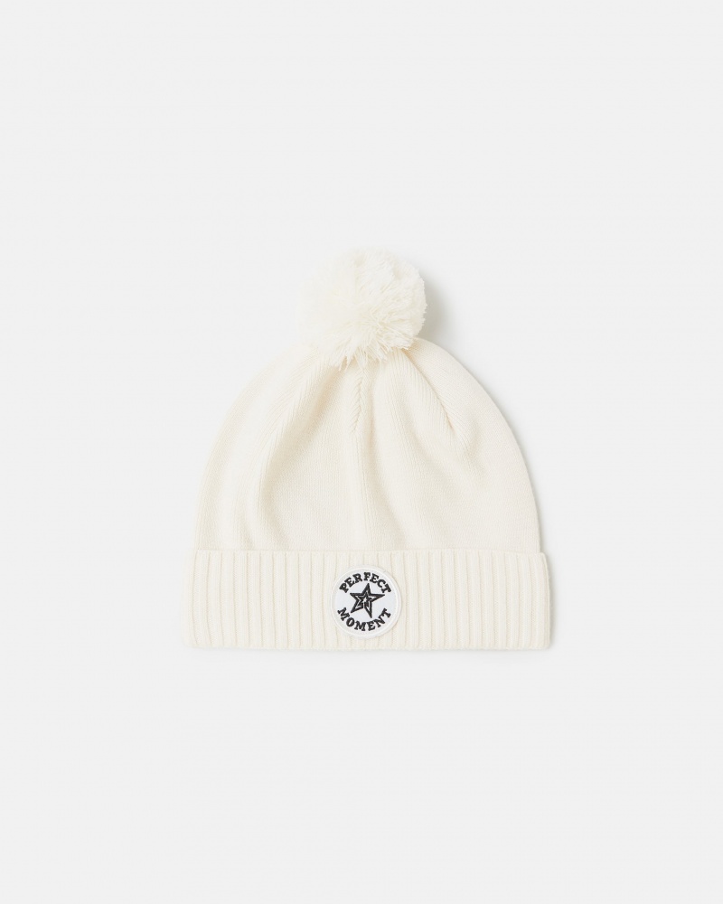 Perfect Moment Patch Beanie II Blanche | 672491RNM