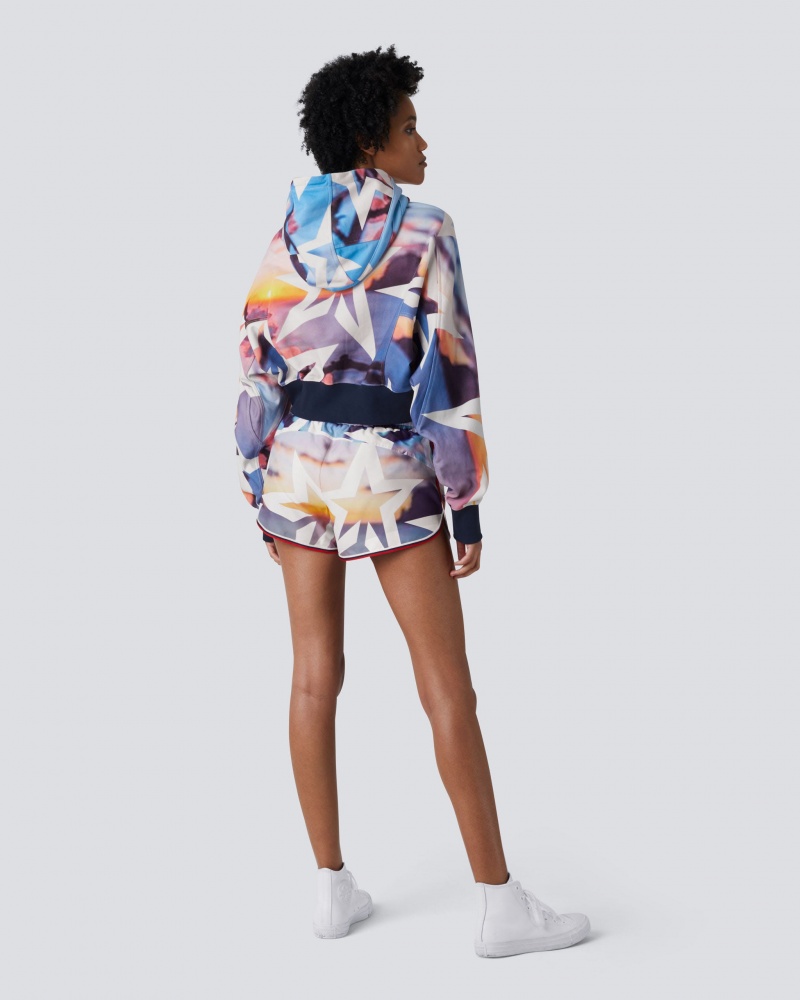 Perfect Moment Piste Shorts Ibiza Print | 341209PLR