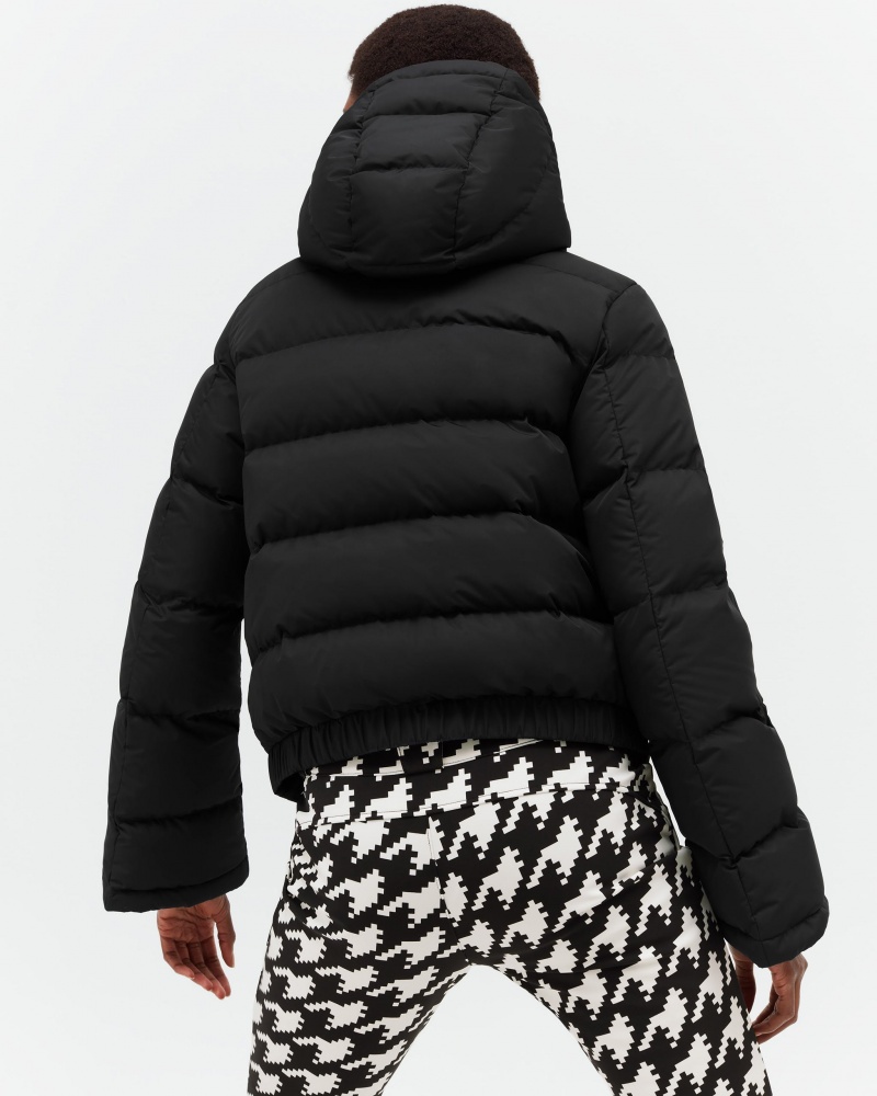 Perfect Moment Polar Flare Down Jacket Noir | 397645UOB