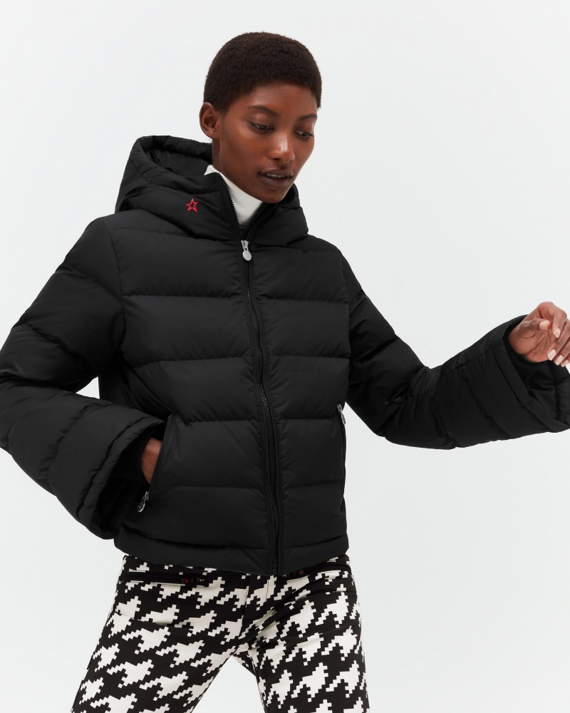 Perfect Moment Polar Flare Down Jacket Noir | 397645UOB