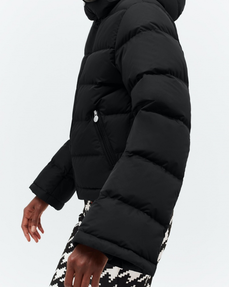 Perfect Moment Polar Flare Down Jacket Noir | 397645UOB