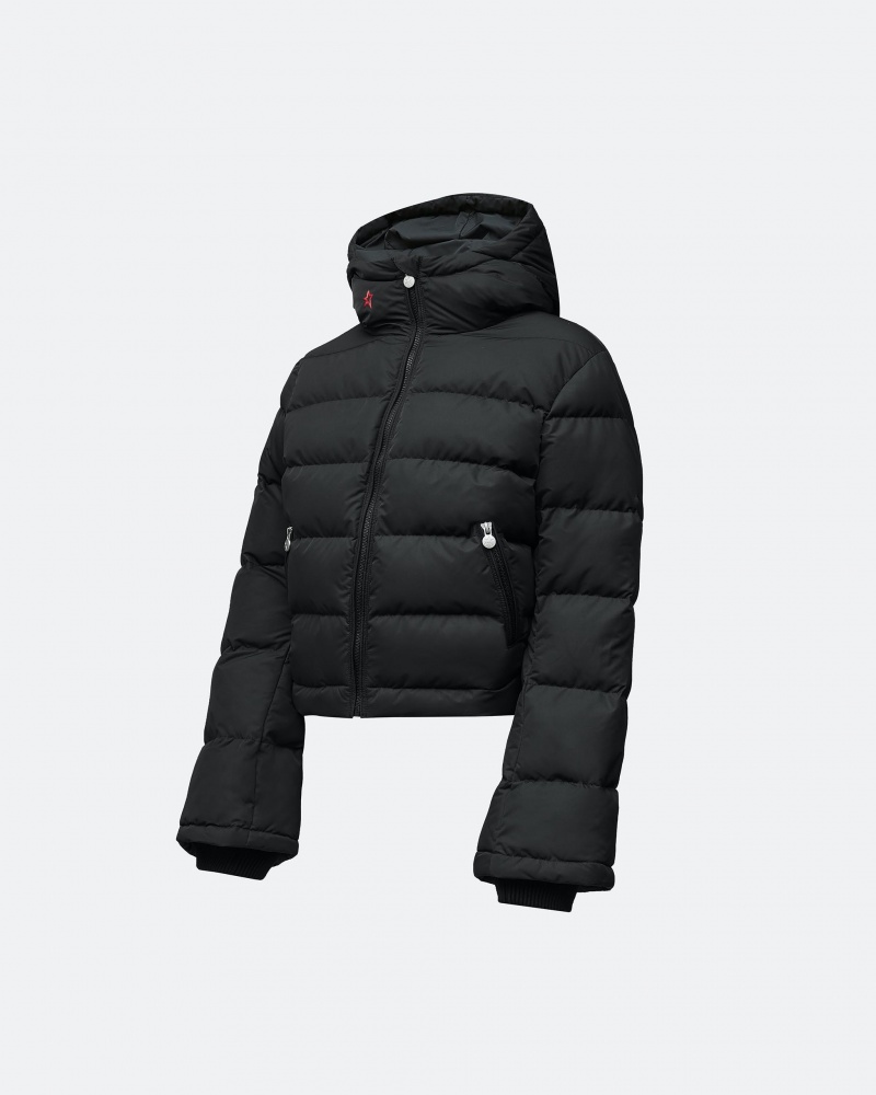 Perfect Moment Polar Flare Down Jacket Noir | 397645UOB
