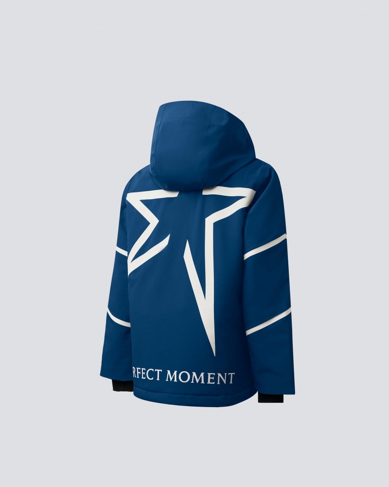 Perfect Moment Qanuk Pro III Down Jacket Bleu Marine | 318952UJS