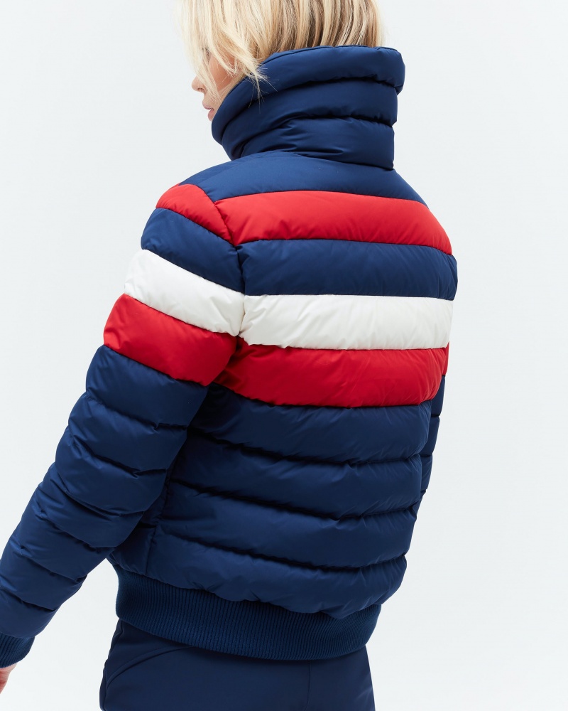 Perfect Moment Queenie Down Jacket Bleu Marine | 196452LHW
