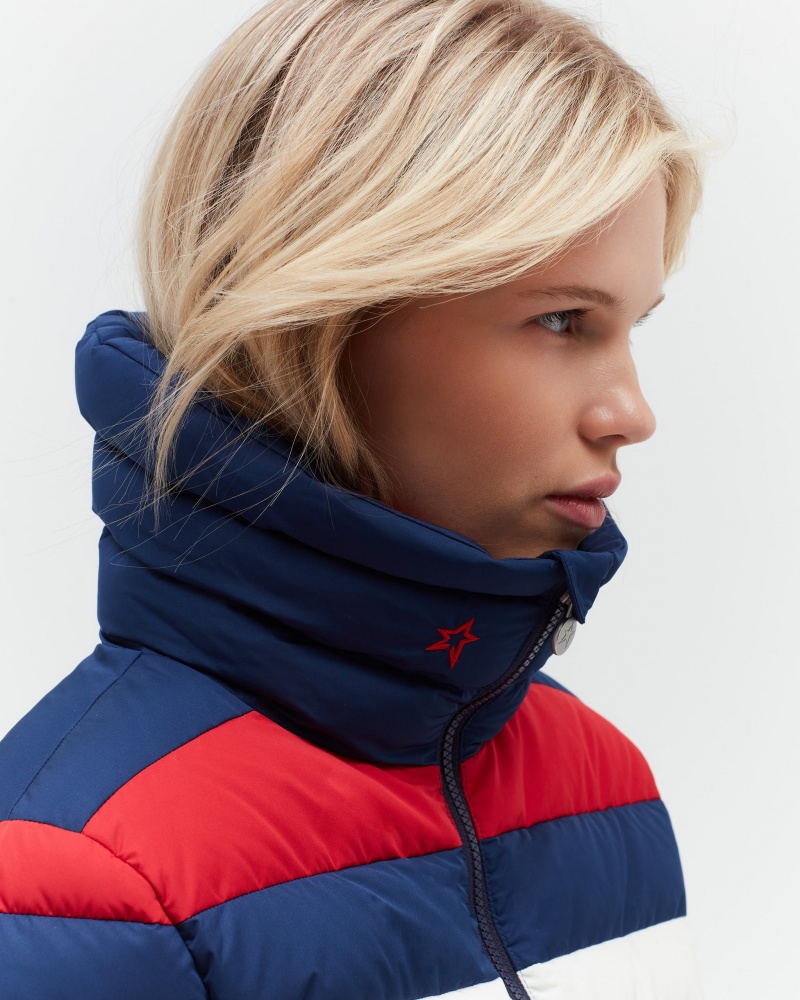Perfect Moment Queenie Down Jacket Bleu Marine | 196452LHW