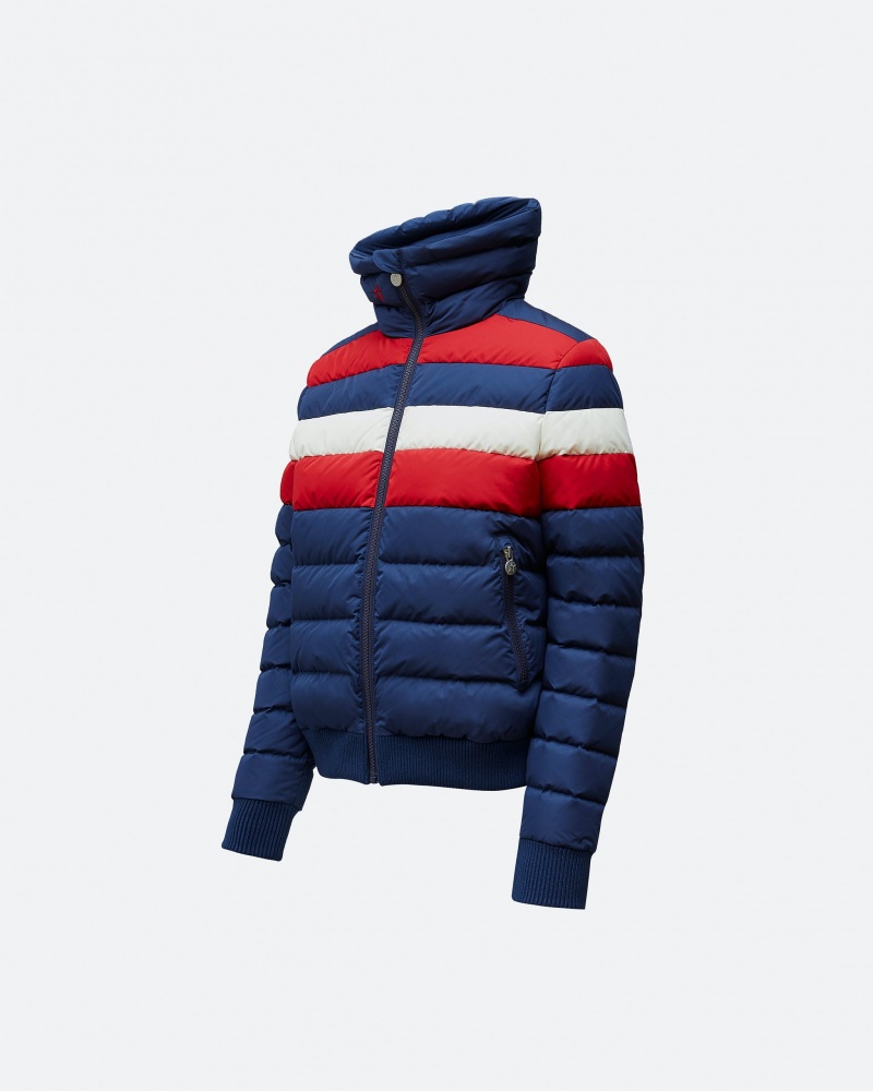 Perfect Moment Queenie Down Jacket Bleu Marine | 196452LHW