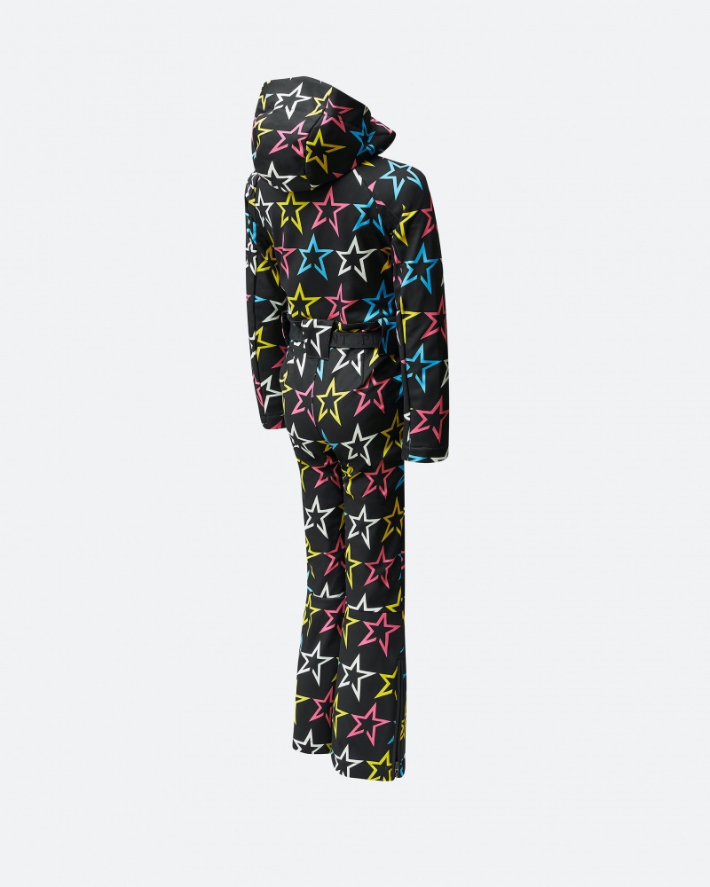 Perfect Moment Rainbow Star Ski Suit Noir | 605917OEH