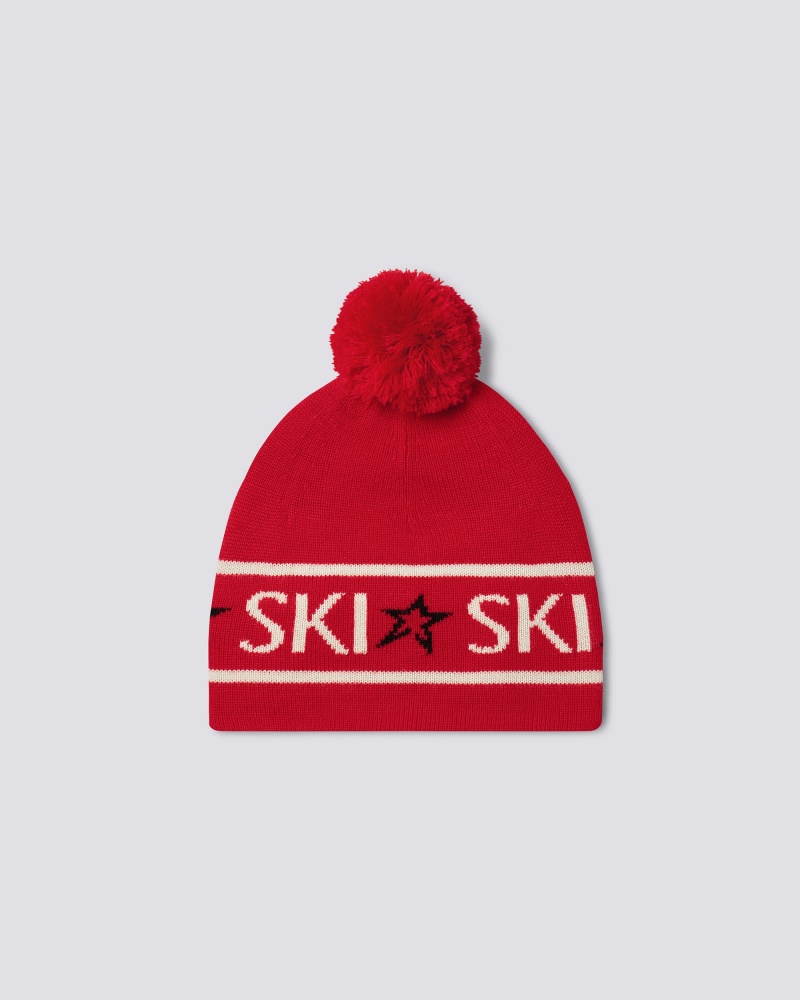 Perfect Moment Ski Beanie Rouge | 490268JYC
