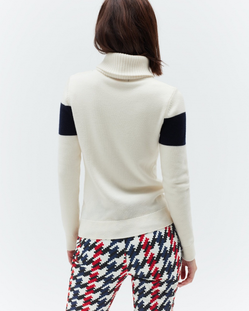 Perfect Moment Ski II Merino Laine Turtleneck Blanche | 192673RKS