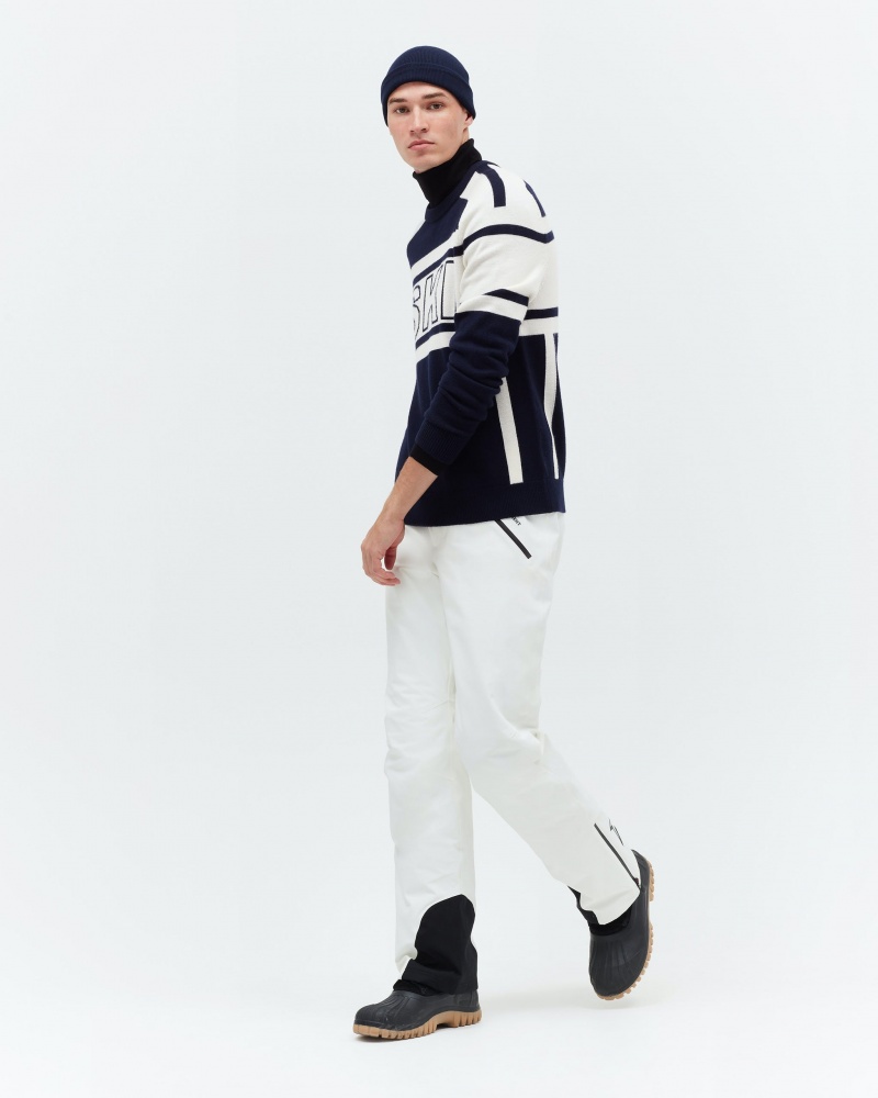 Perfect Moment Ski Merino Laine Pull Bleu Marine | 723948EPV