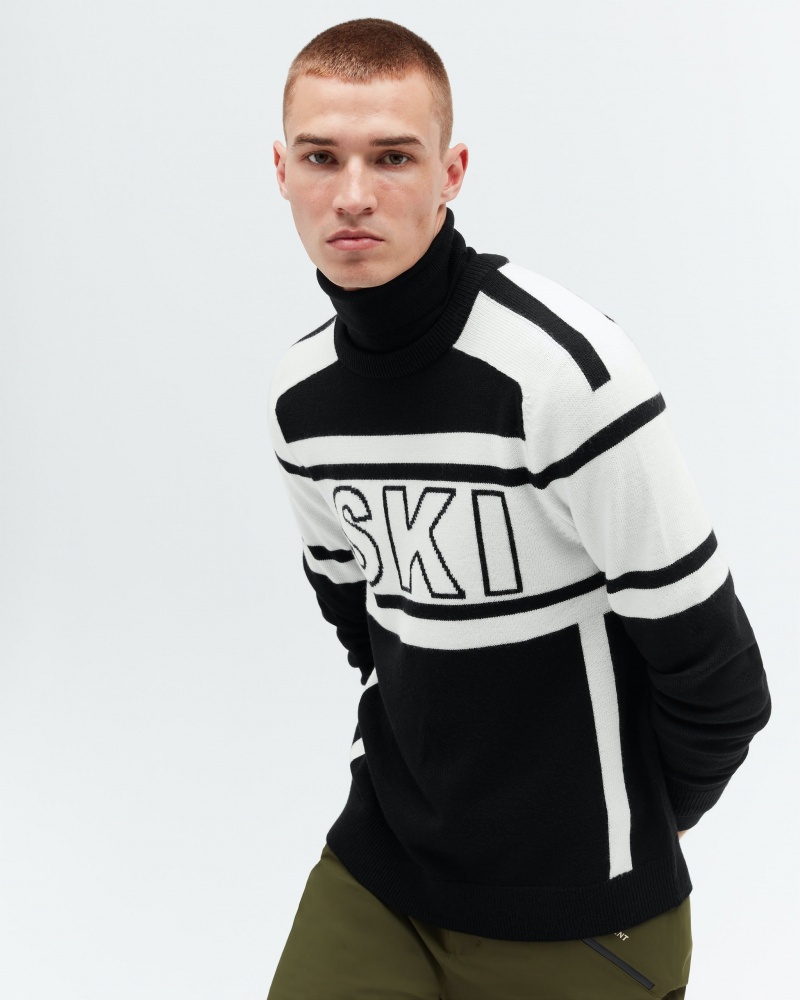 Perfect Moment Ski Merino Laine Pull Noir | 631580KQZ
