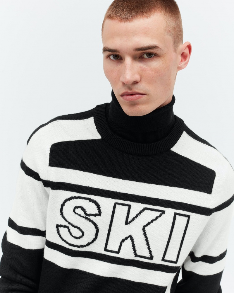 Perfect Moment Ski Merino Laine Pull Noir | 631580KQZ