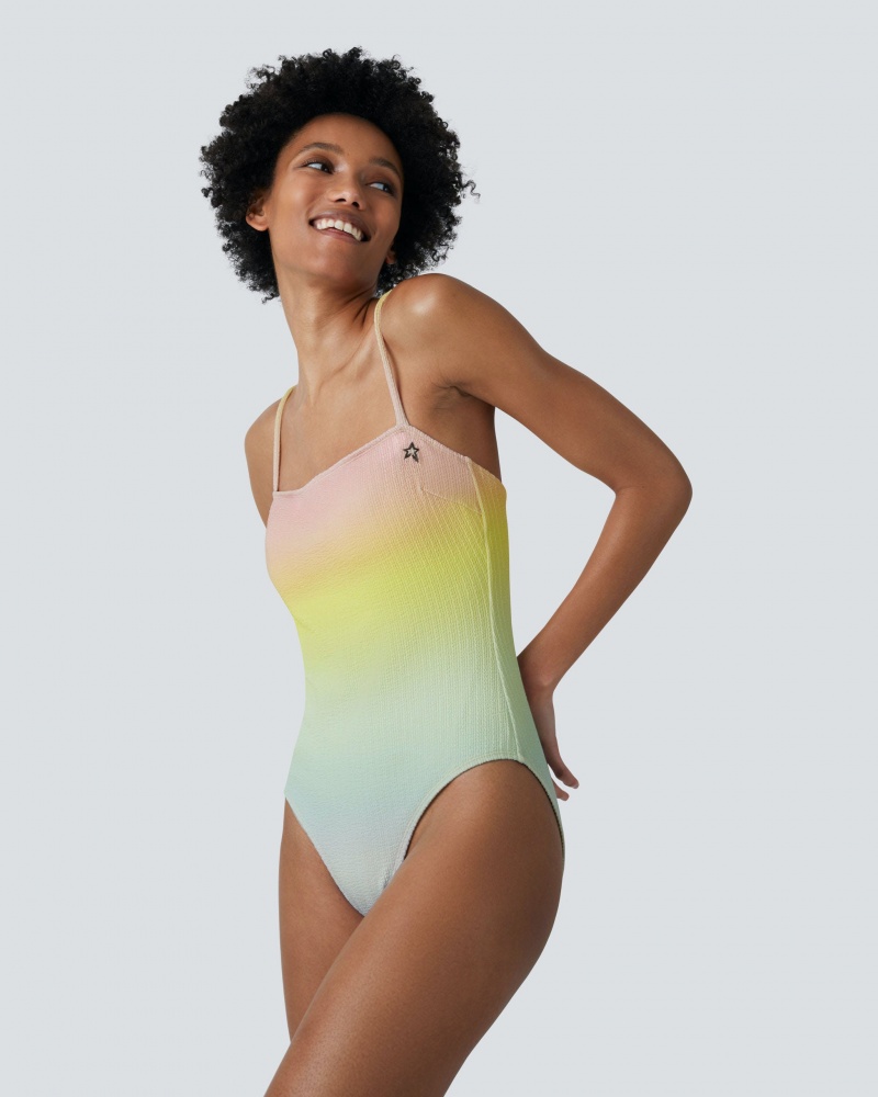 Perfect Moment Sol One-Piece Swimsuit Pastel Rainbow | 657984WOK