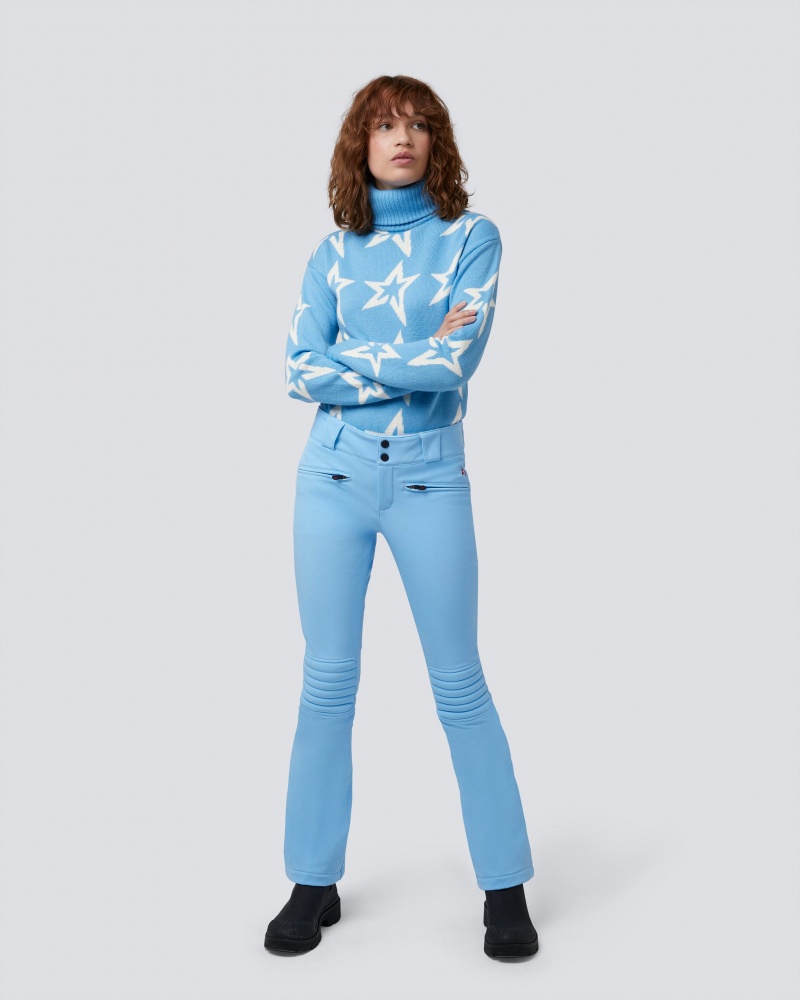 Perfect Moment Star Dust Merino Laine Pull Bleu | 963208VKH