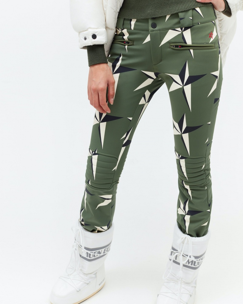Perfect Moment Star Print Aurora Flare Pant Vert Foncé | 092437PTJ