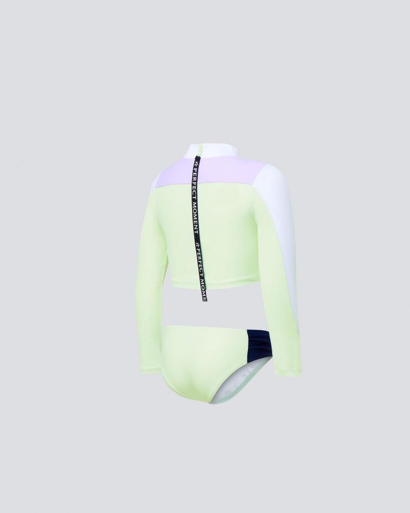 Perfect Moment Star Rash Guard Bikini Ambrosia | 814237ZUQ