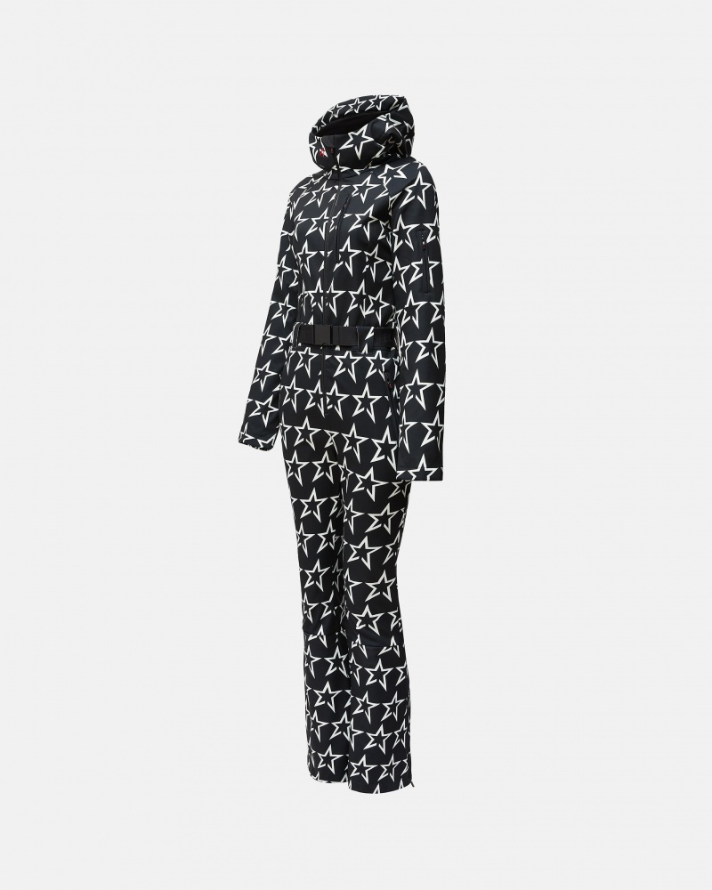 Perfect Moment Star Ski Suit Noir | 068541VGX