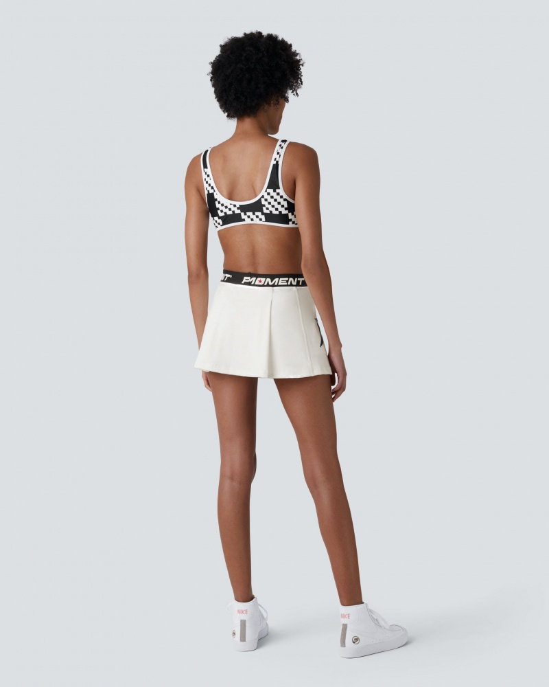 Perfect Moment Starlight Skirt Blanche Noir | 643827EAF