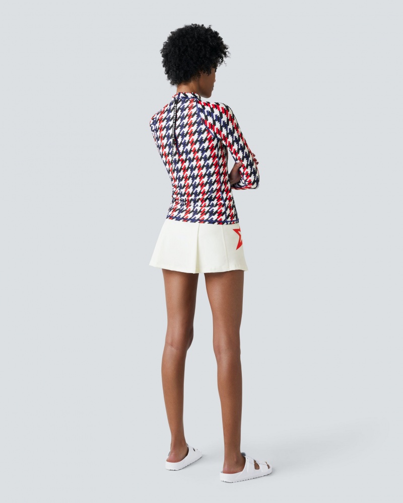 Perfect Moment Starlight Skirt Blanche Rouge | 251703EGT