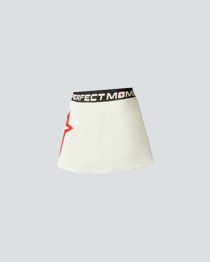 Perfect Moment Starlight Skirt Blanche Rouge | 251703EGT