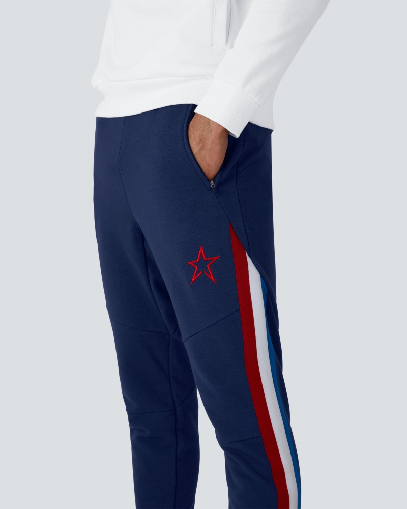 Perfect Moment Super Stripe Course Piste Pant Bleu Marine | 572406VPU